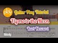 [Guitar Tutorial] Fly me to the Moon | Melody