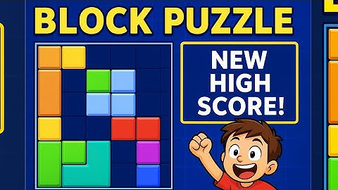 Block Puzzle Game | Block Puzzle Gameplay | Best Moves | New High score in Block Puzzle   