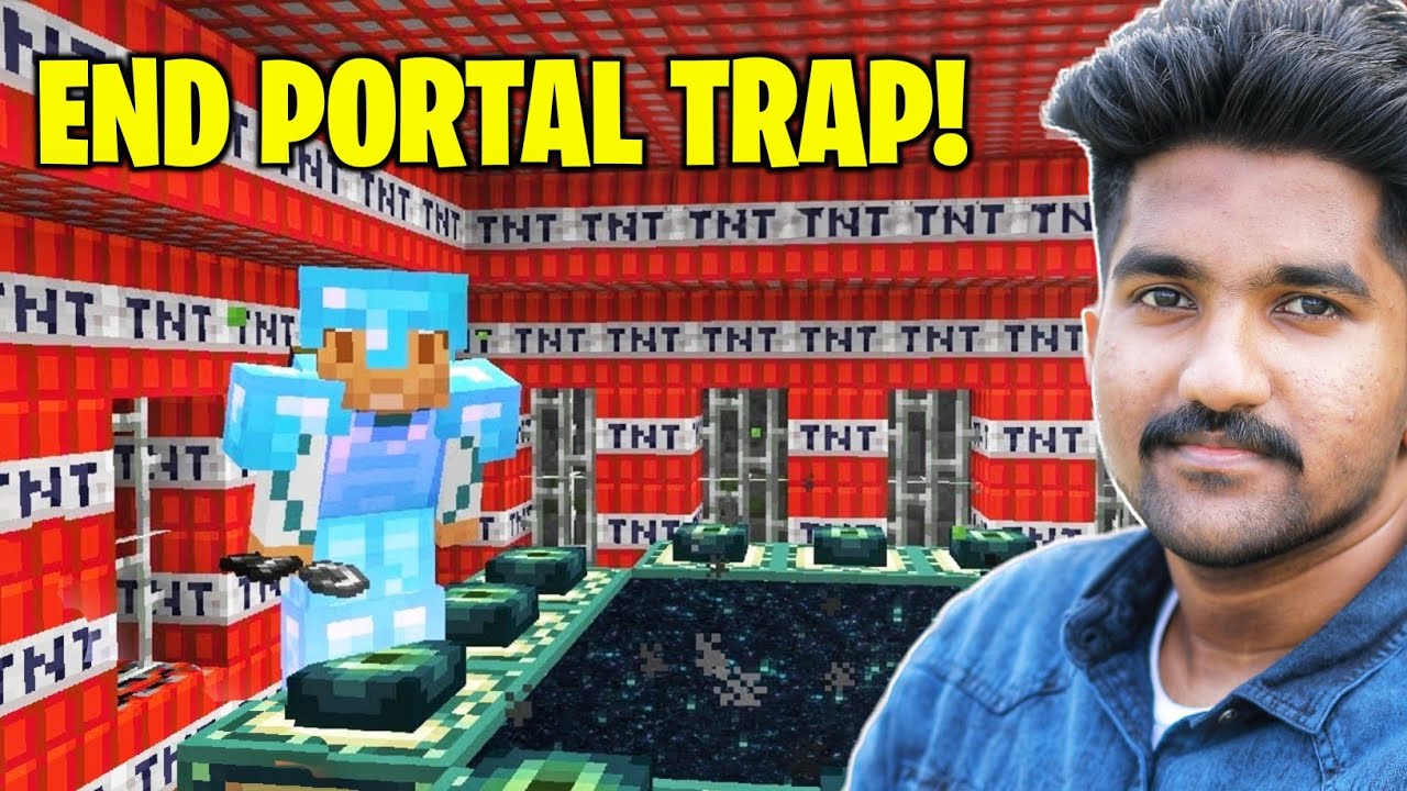 END PORTAL BED TROLL 🔥🔥🔥 കണ്ണന് വീണ്ടും ഒരു അഡാർ പണി കൊടുത്തു! 😂🤣 Minecraft Malayalam EP21
