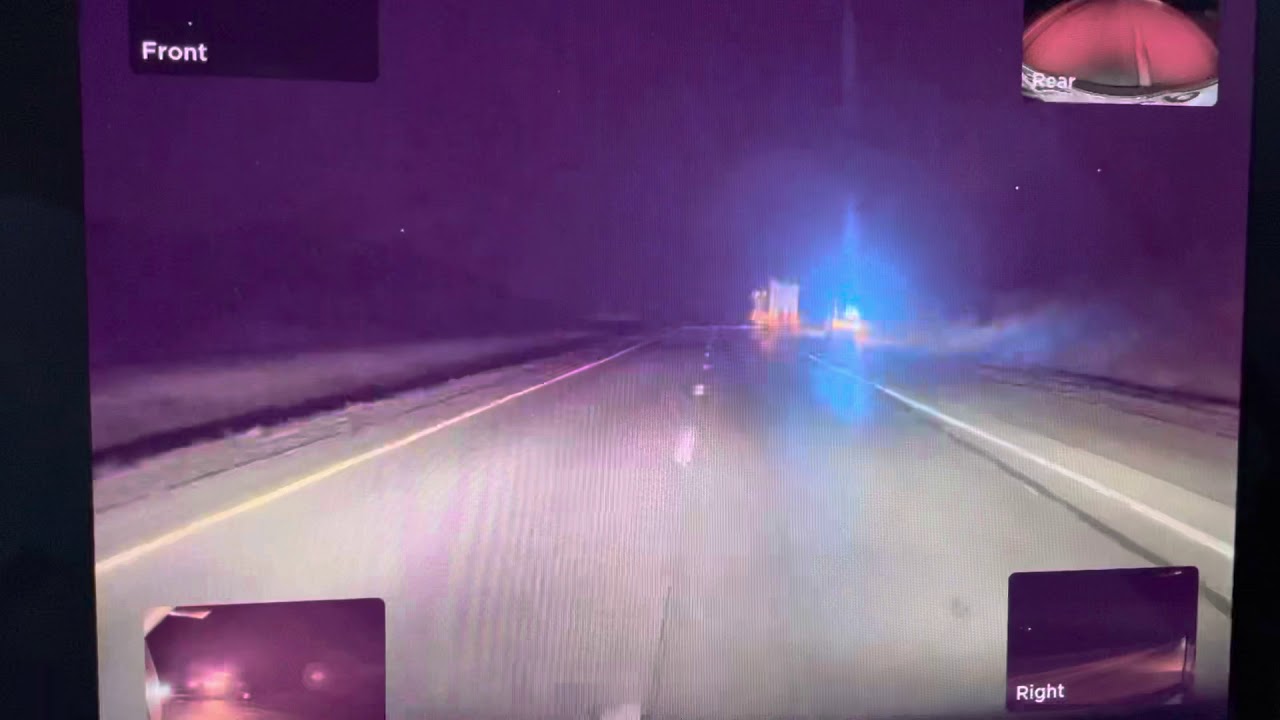 Tesla Autopilot Avoids Crash
