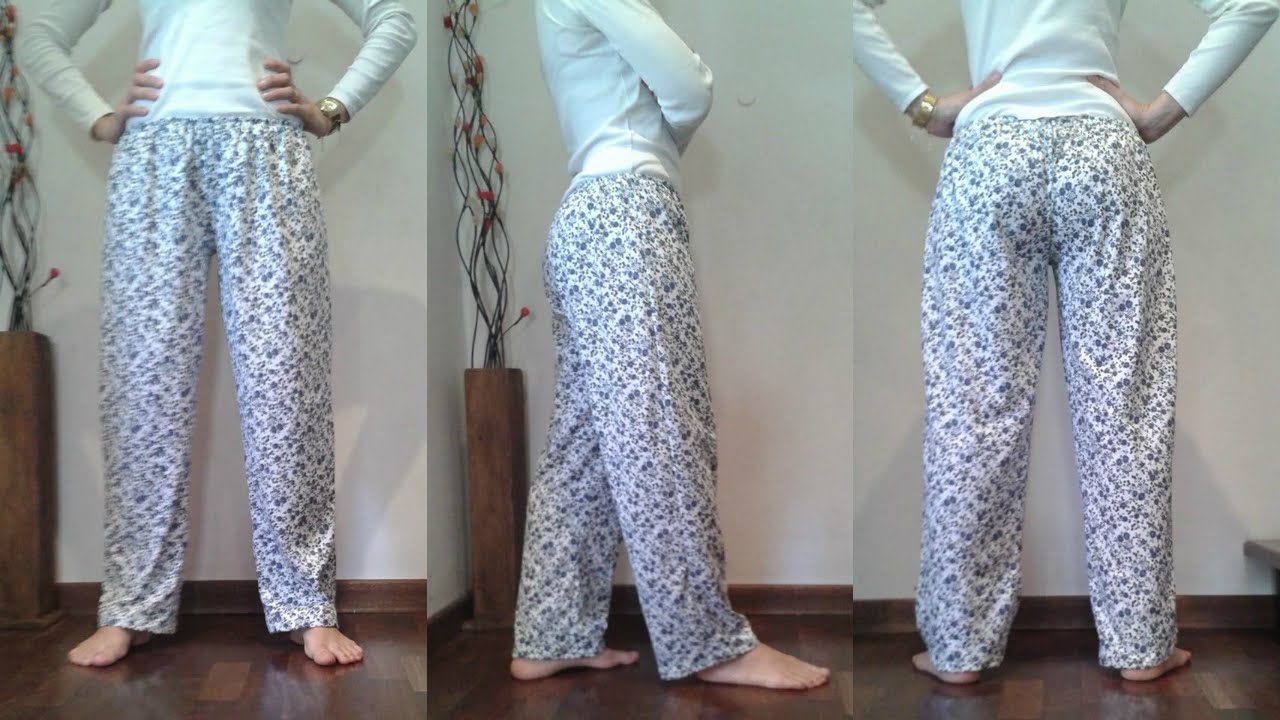 Calça de pijama - YouTube