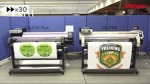 Mimaki CG-FXII Plus ID CUT Workflow