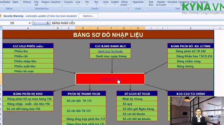 Bảng tính sổ sách kế toán trên excel năm 2024