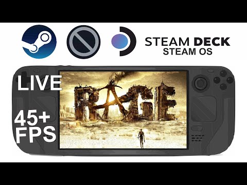 Rage on Steam Deck/OS in 800p 45+Fps (Live)