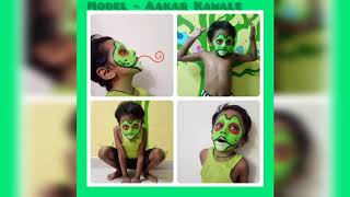 Frog Face Painting