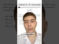 Solving a difficult SAT question in 20 seconds pt 3