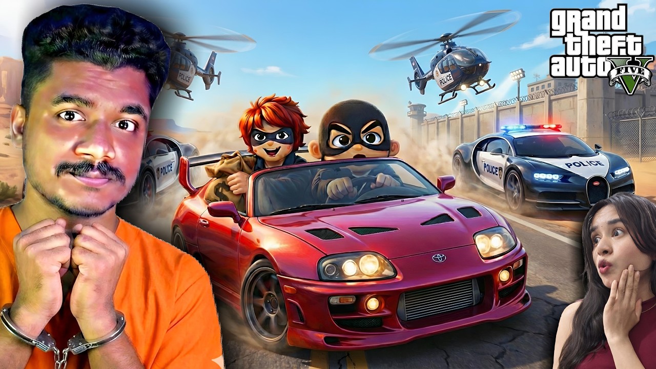 GTA Jailbreak escape Challenge Gone Wrong ROBLOX 😂🔥