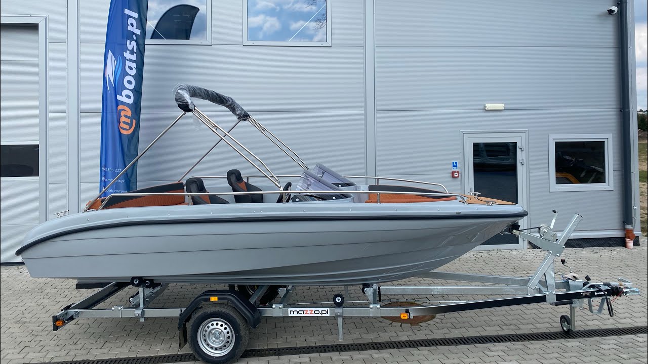 Jak wygląda łódź motorowa - motorówka M500 duo Shadow Gray? mboats.pl 