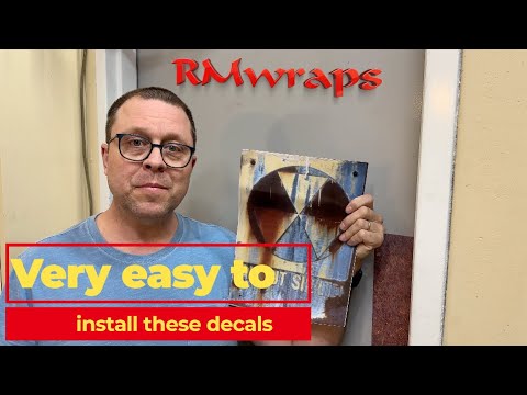 Very easy way to install air-release Decals vinyl print on your Subject. Learn how to install video.