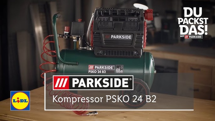 Flüsterkompressor von Lidl im Test - PARKSIDE® Silent Kompressor »PSKO 24«  - YouTube