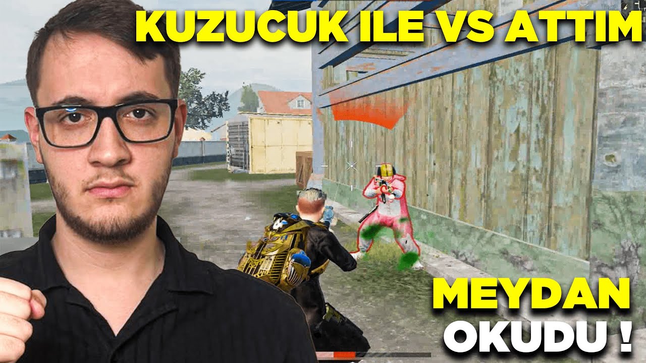 12 YAŞINDAKİ KUZUCUK İLE VS ATTIM! HİLE GİBİ OYNUYOR! | PUBG Mobile