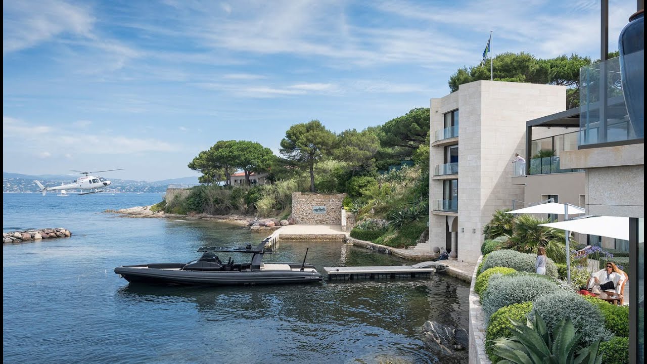 Rent a prestigious villa in Saint Tropez onfirst line of the sea YouTube