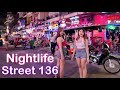 Cambodia nightlife 2024  phnom penh street 136  more  4k walk