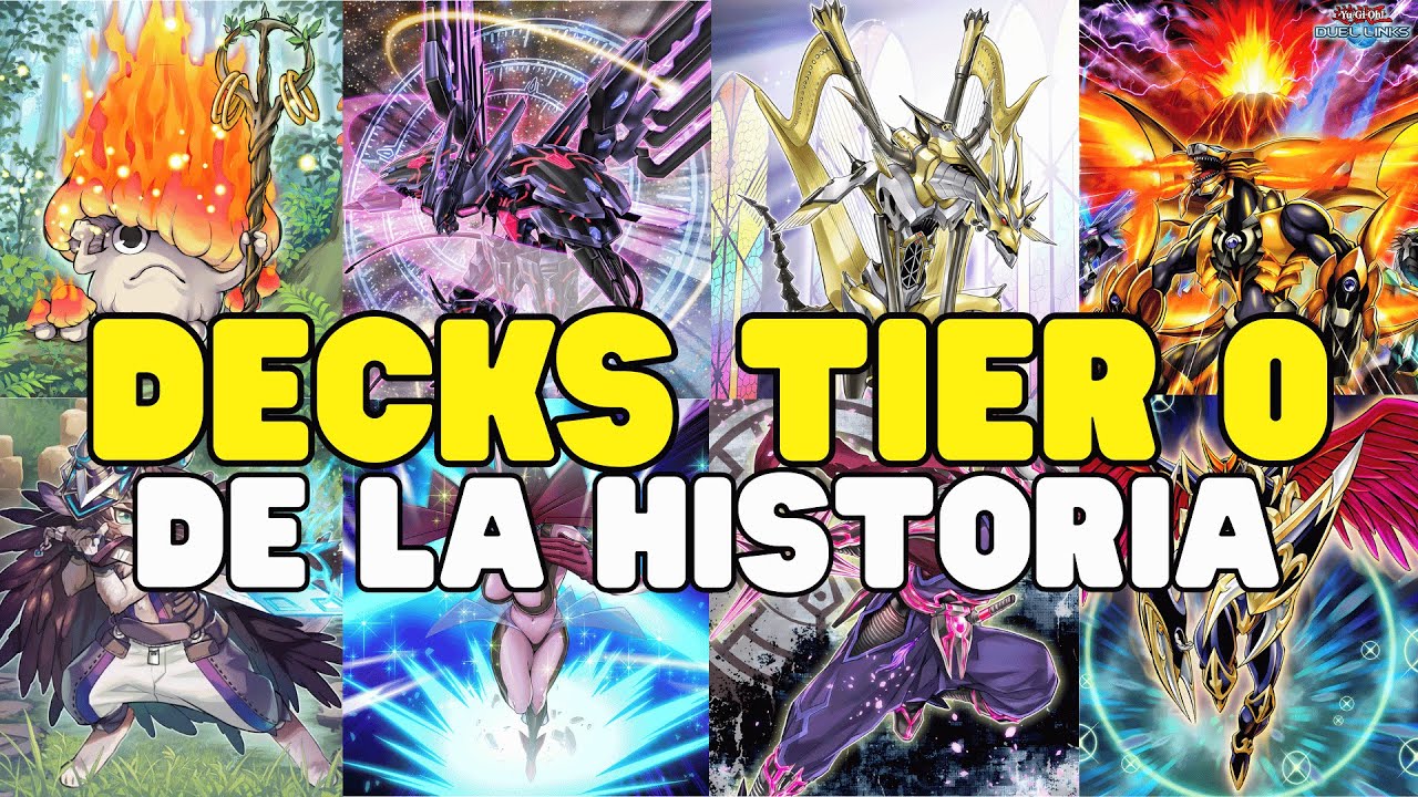 TODOS los DECKS que FUERON TIER 0 en la HISTORIA de Yu-Gi-Oh! Duel Links