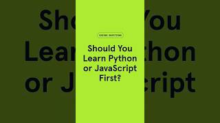 Should you learn #Python or #JavaScript first? It depends on what you want to build. screenshot 4