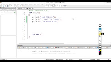C Programming: Printf Statement (Tutorial -02) Concepta Bangla Video Tutorial