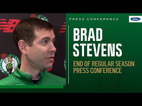 PRESS CONFERENCE: Brad Stevens talks about Celtics' regular season, extending Jrue Holiday, playoffs