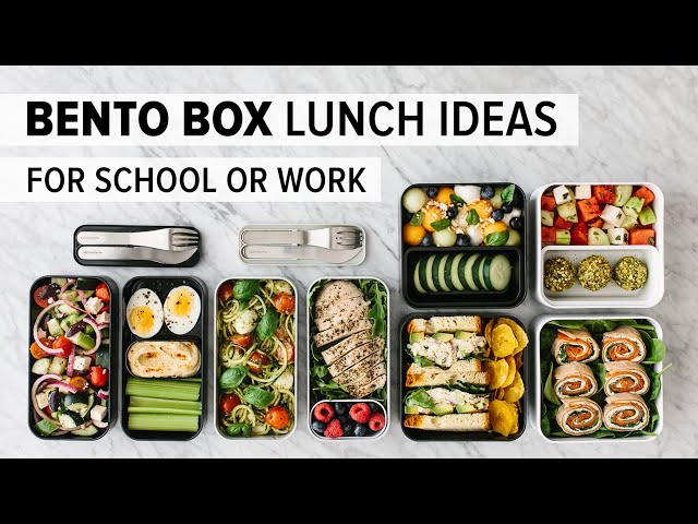 Meal Prep Bento Boxes 4 Different Ways (Clean Eating on the Go!)