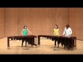 Percussion(Marimba Ensemble) - Leroy Anderson / Plink Plank Plunk プリンク プランク プルンク