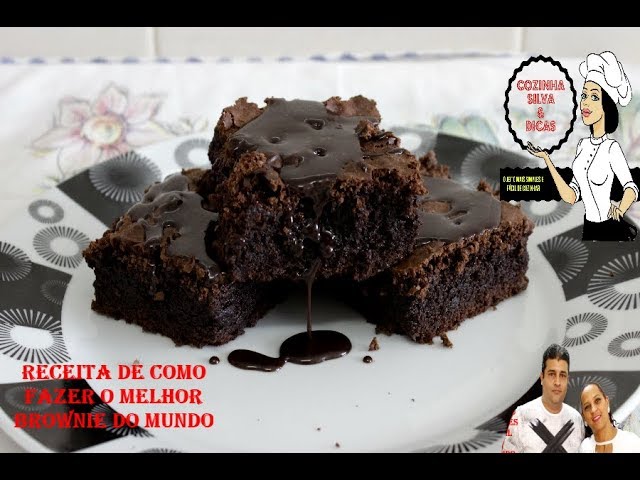 RECEITA DE COMO FAZER O MELHOR BROWNIE DO MUNDO, SIMPLES E DELICIOSO