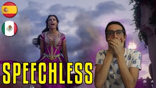 REACCIÓN a SPEECHLESS 🇲🇽 LATINO vs CASTELLANO 🇪🇸 ALADDIN 🧞‍♂️