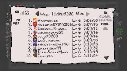 Binding of Isaac Afterbirth Plus - Daily Run 04/11/2020
