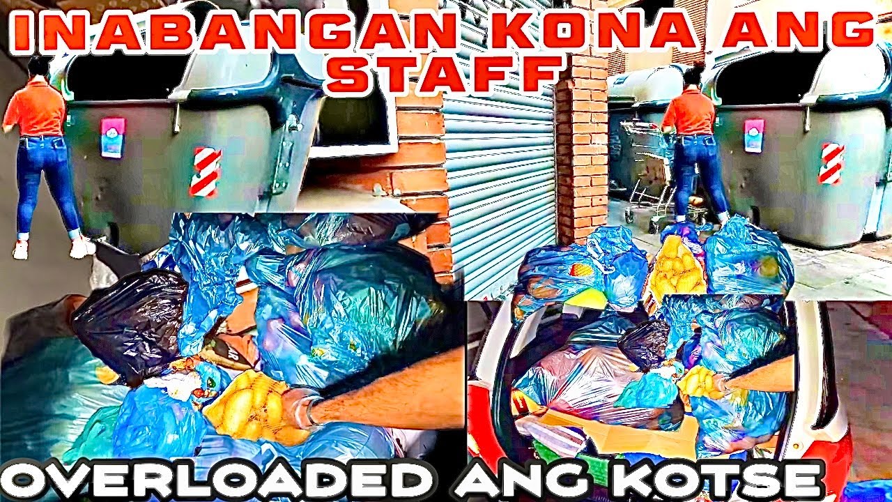 Dumpster Diving | Hinakot na ng staff ang laman ng tindahan kay Bin grabe dito sa Barcelona Spain