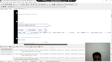 Tugas Akhir Mata Kuliah Dasar Pemrograman Komputer Program C++ WARUNG SULTAN ASEP