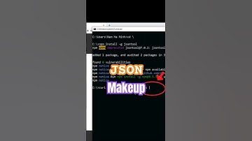 curl Prettify JSON on Windows with NodeJS tool #json #restapis #windows