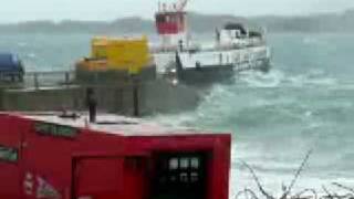 Iona ferry in a gale