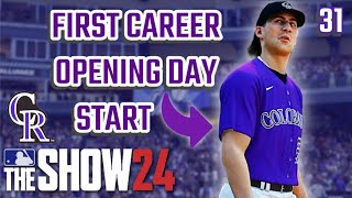 A Thrilling Opening Day vs the Champs!! MLB the Show 24 Draft Only Rockies Franchise E.31