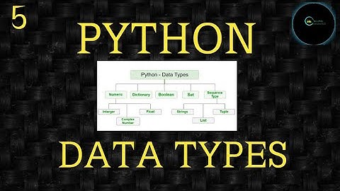 Data Types in python || Python Tutorial for beginners(core+advanced)|| Lec-5