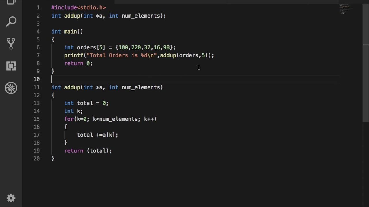 Array in Functions using Pointers in C Programming | Part 28 | Tamil ...