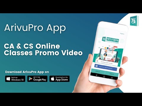 CA & CS Online Classes Promo Video by ArivuPro