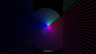 Hypnotic Spiral Cube Illusion - Python Turtle Graphics Tutorial | #shorts #codebysahil