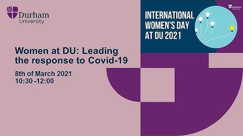 Women at DU: Leading the response to Covid-19