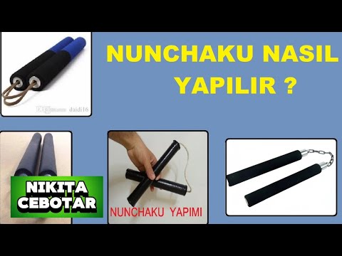 KAĞITTAN Gölge Dövüşü NUNÇAKU YAPIMI - ( Kağıttan Mınçıka Nasıl Yapılır )