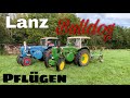 Zwei Lanz Bulldogs im Einsatz - Pflügen [D6006, D6516]