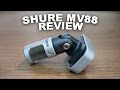 Shure MV88 iOS Condenser Mic Review / Test