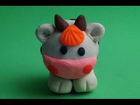 play doh cow