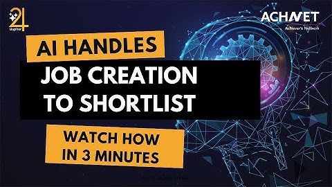 Hire Smarter: ACHNET Demo for Businesses | AI Agent iJupiter Walkthrough