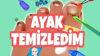 AYAK TEMİZLEDİM (Foot Surgery Doctor Care) AYAK TEMİZLEME OYUNU screenshot 2