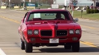 Test Driving 1970 Pontiac GTO 400 V8 Muscle Car