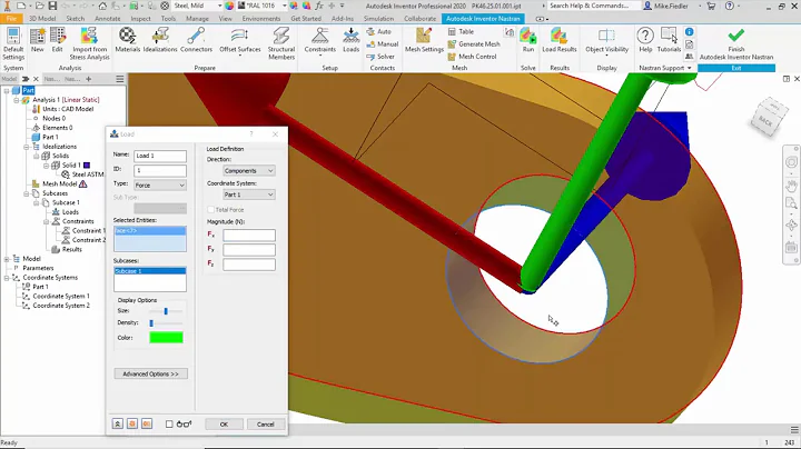 Product Simulation in Inventor Nastran What Can I Simulate