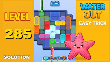Water Out Puzzle Level 285 – Easy Solutions