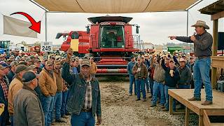 They Let Him Bid on a Case IH 2388 Combine at Auction — But Never Called His Number First
