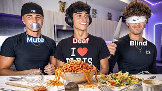 BLIND DEAF AND MUTE Challenge Ft. Ace and Santi