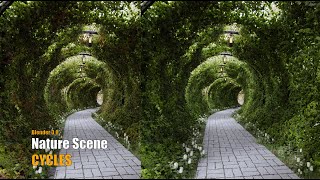 How to Create Simple Photorealistic Ivy Scene In Blender 3.0 Cycles