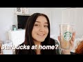 *ATTEMPTING* to make my favorite starbucks drink at home