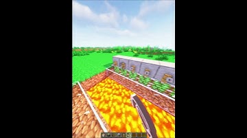 Minecraft Lava Bridge🔥 #minecraft #shorts